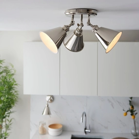 Hal Nickel 3 Light Modern Spot Light ambient ceiling fixture