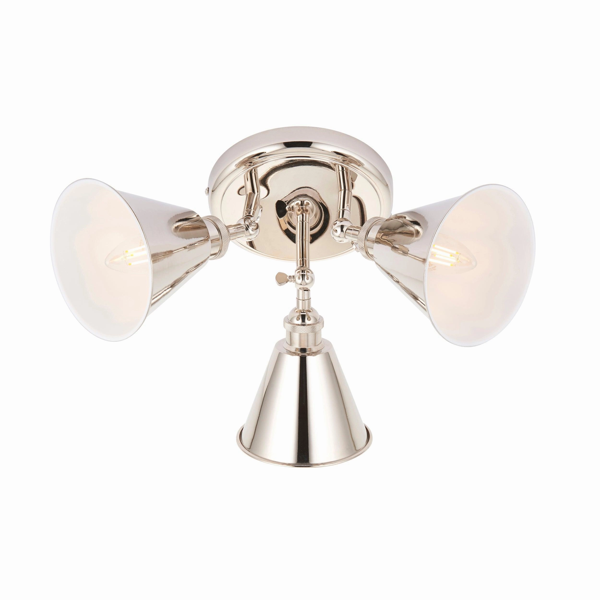 Hal Nickel 3 Light Modern Spot Light