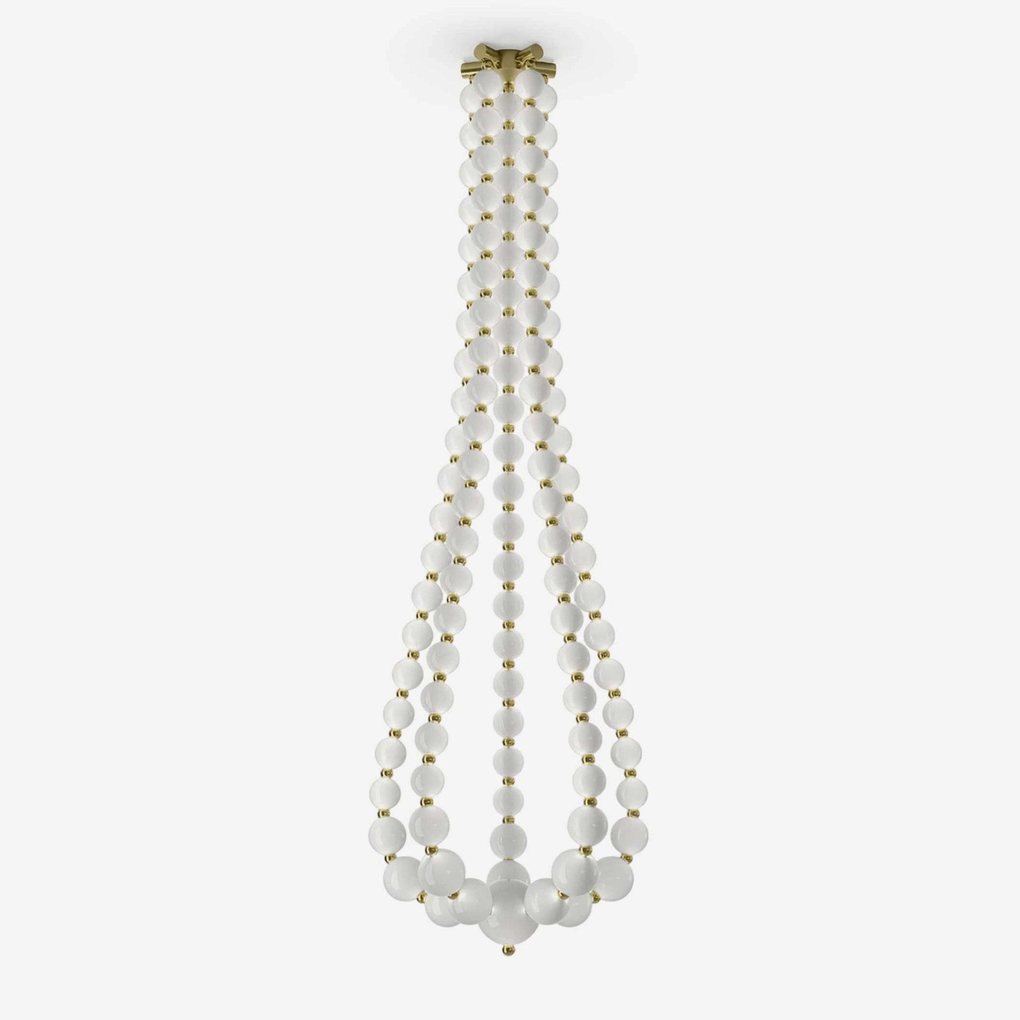 Halti Necklace Acrylic Chandelier minimalist reading light