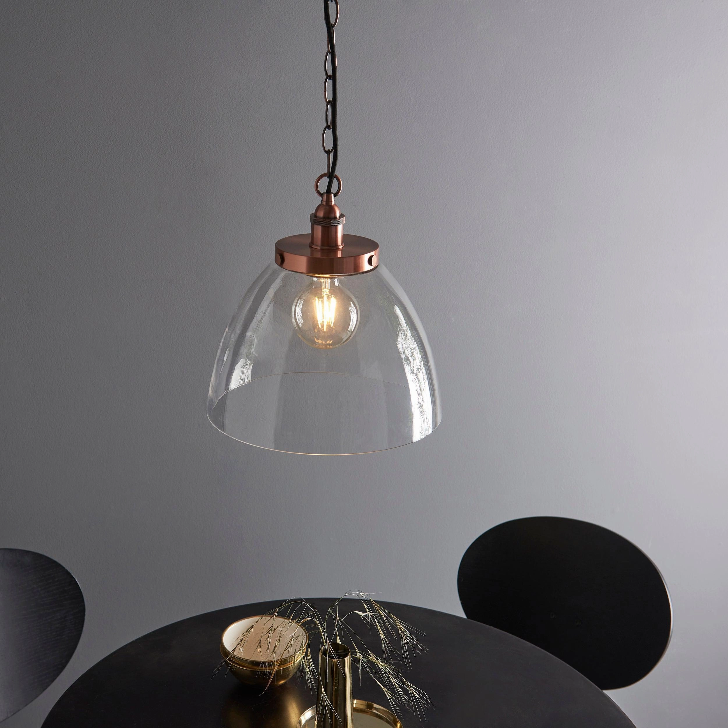 Hansen Grand Copper Pendant Ceiling Light