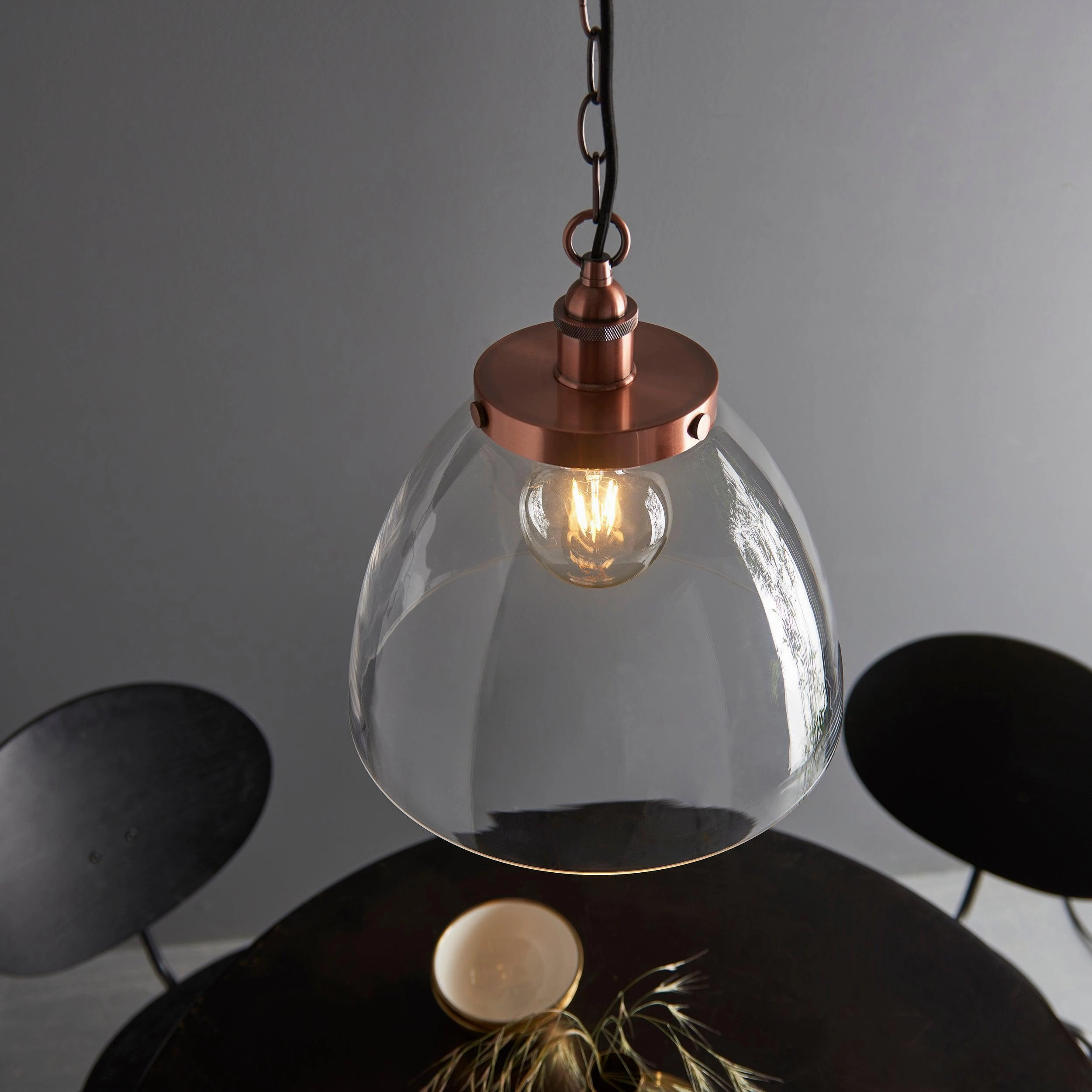 Hansen Grand Copper Pendant Ceiling Light