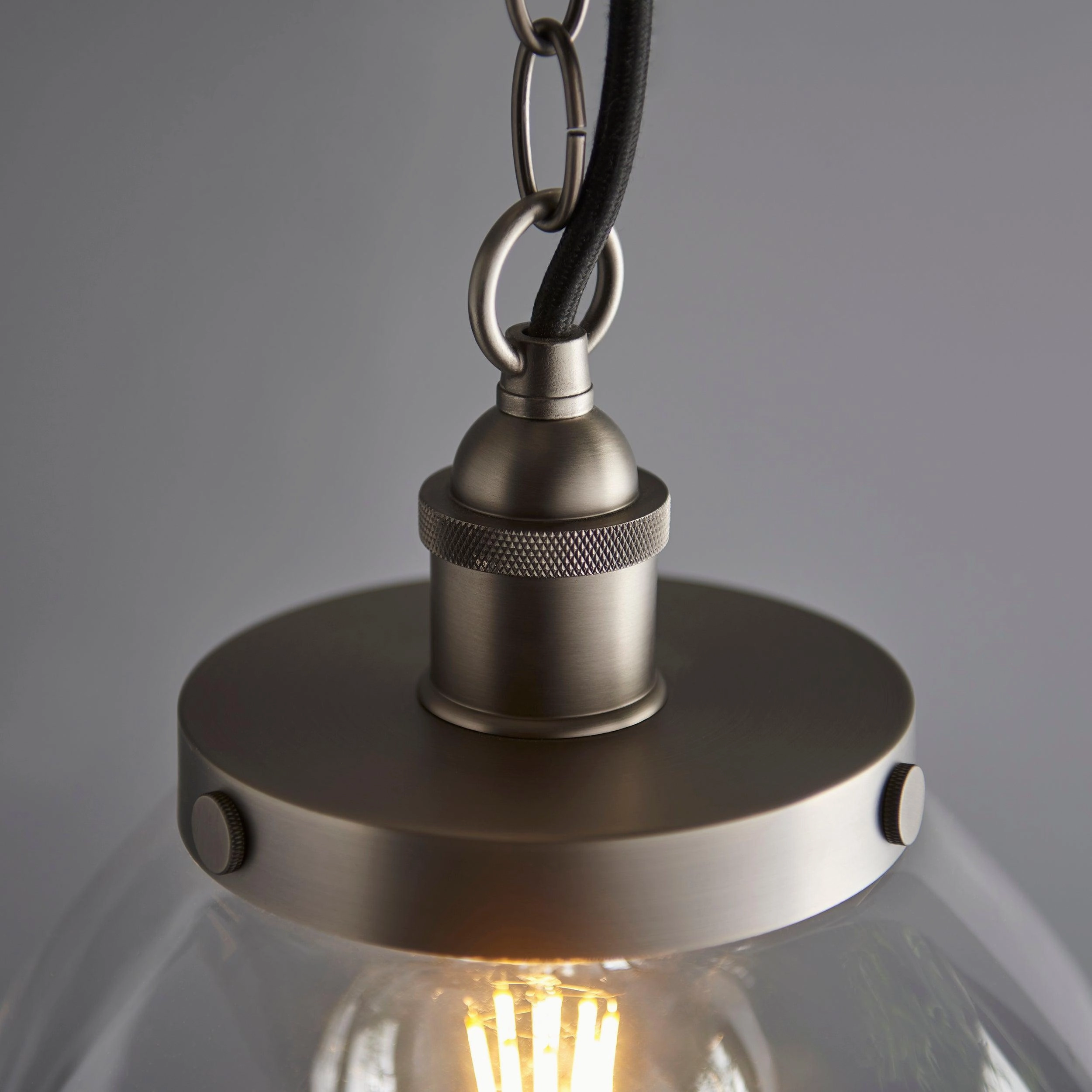 Hansen Grand Silver Pendant Ceiling Light