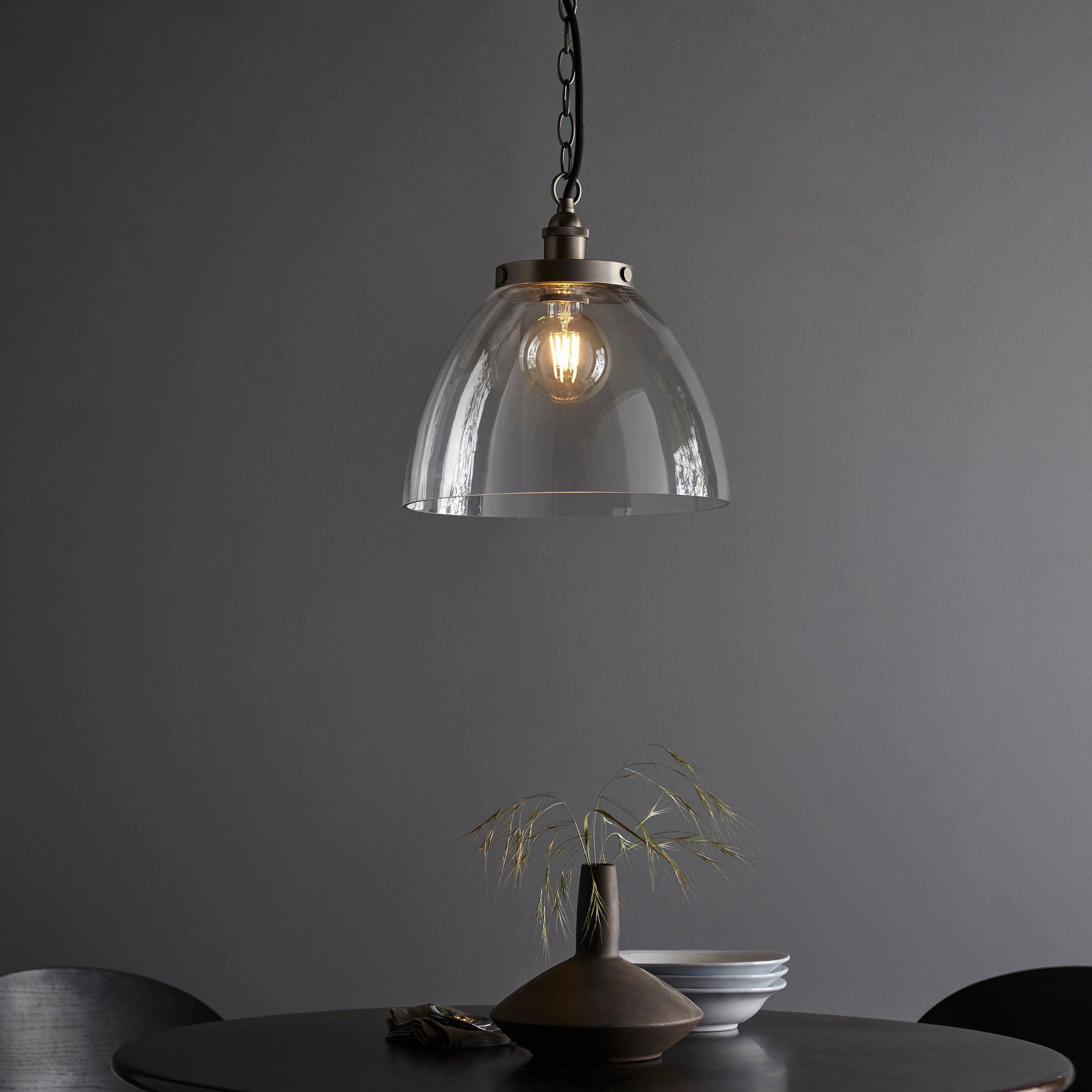 Hansen Grand Silver Pendant Ceiling Light