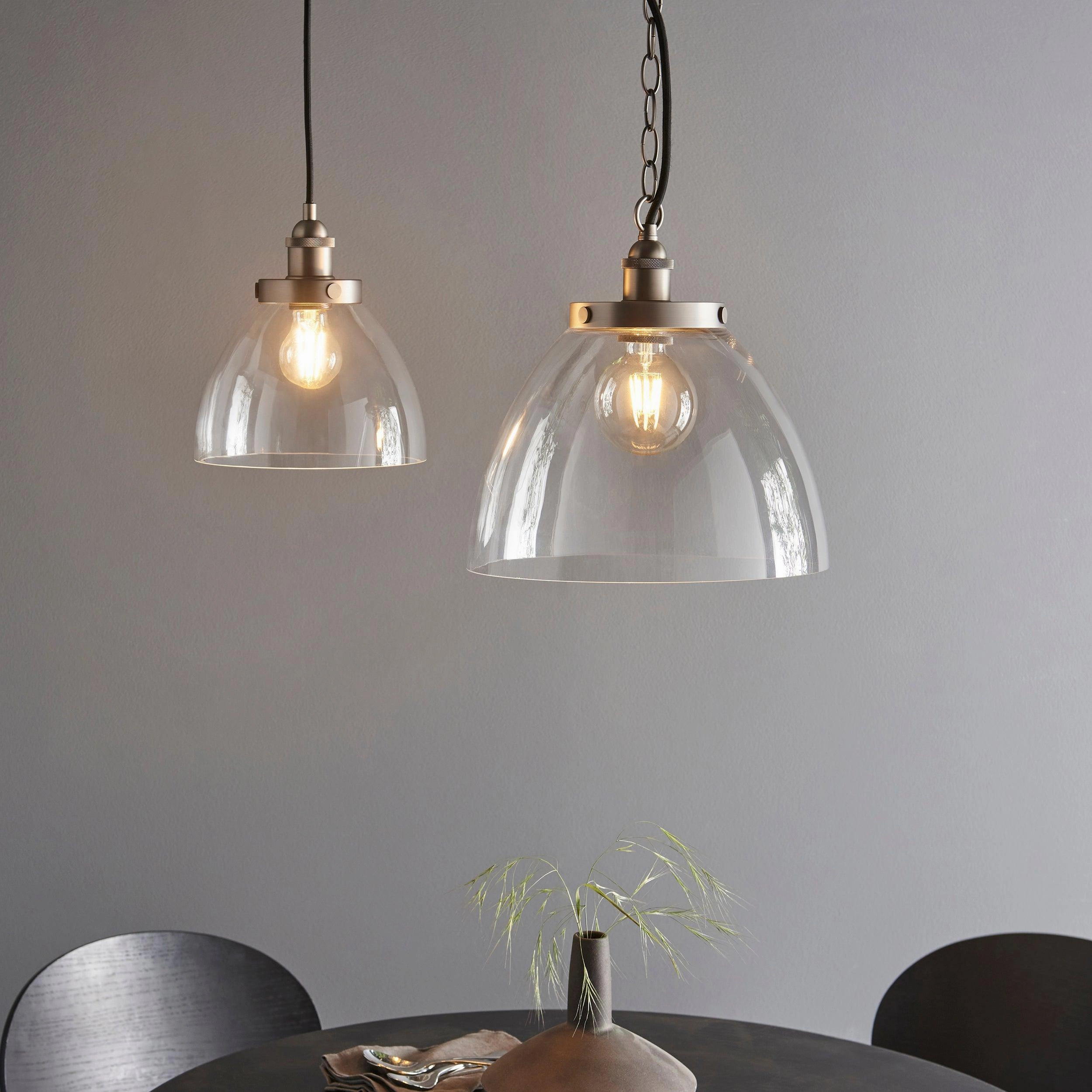 Hansen Grand Silver Pendant Ceiling Light