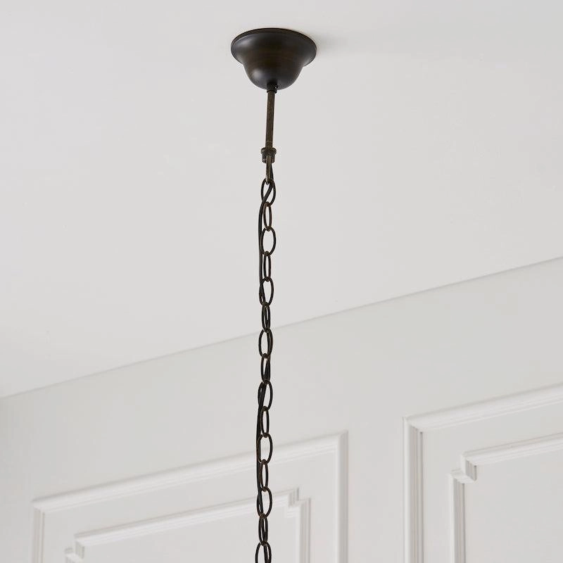 Hector Medium Tiffany Ceiling Light, single bulb fitting