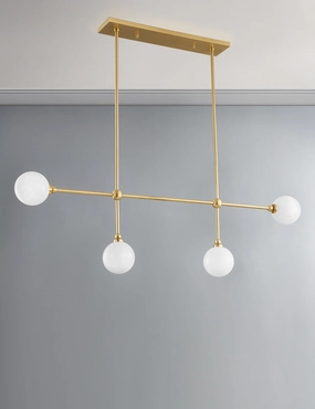 Helia Linear Chandelier modern floor lamp