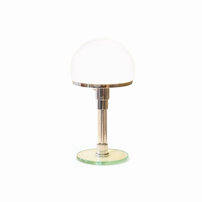 Hemispherical Chrome Table Lamp weatherproof outdoor lamp