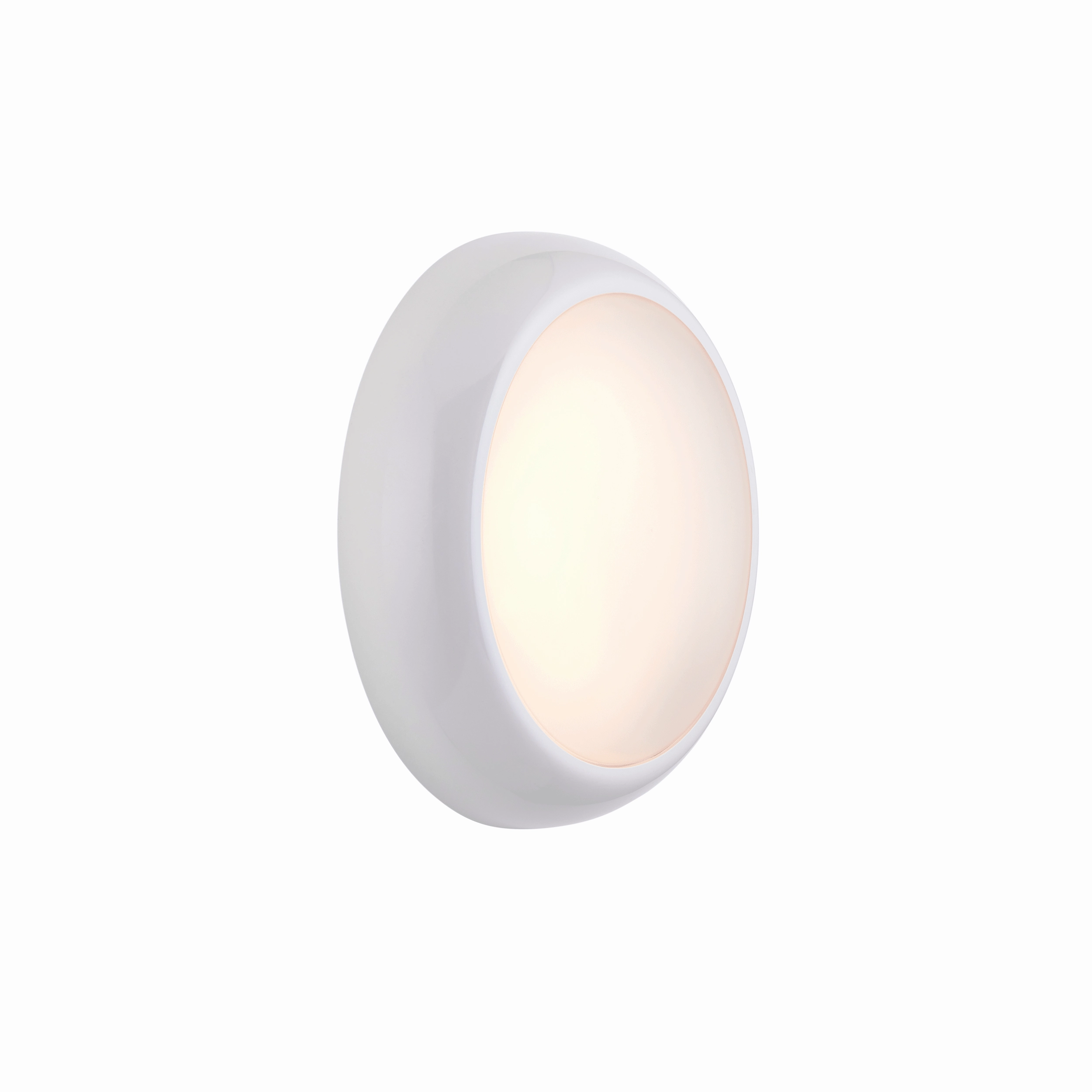 HeroPro Mini LED Emergency Outdoor Flush Bulkhead Light IP65 12W - CCT weatherproof garden light