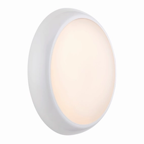HeroPro XL IP65 Emergency LED Outdoor Bulkhead Flush Light - CCT weatherproof garden light