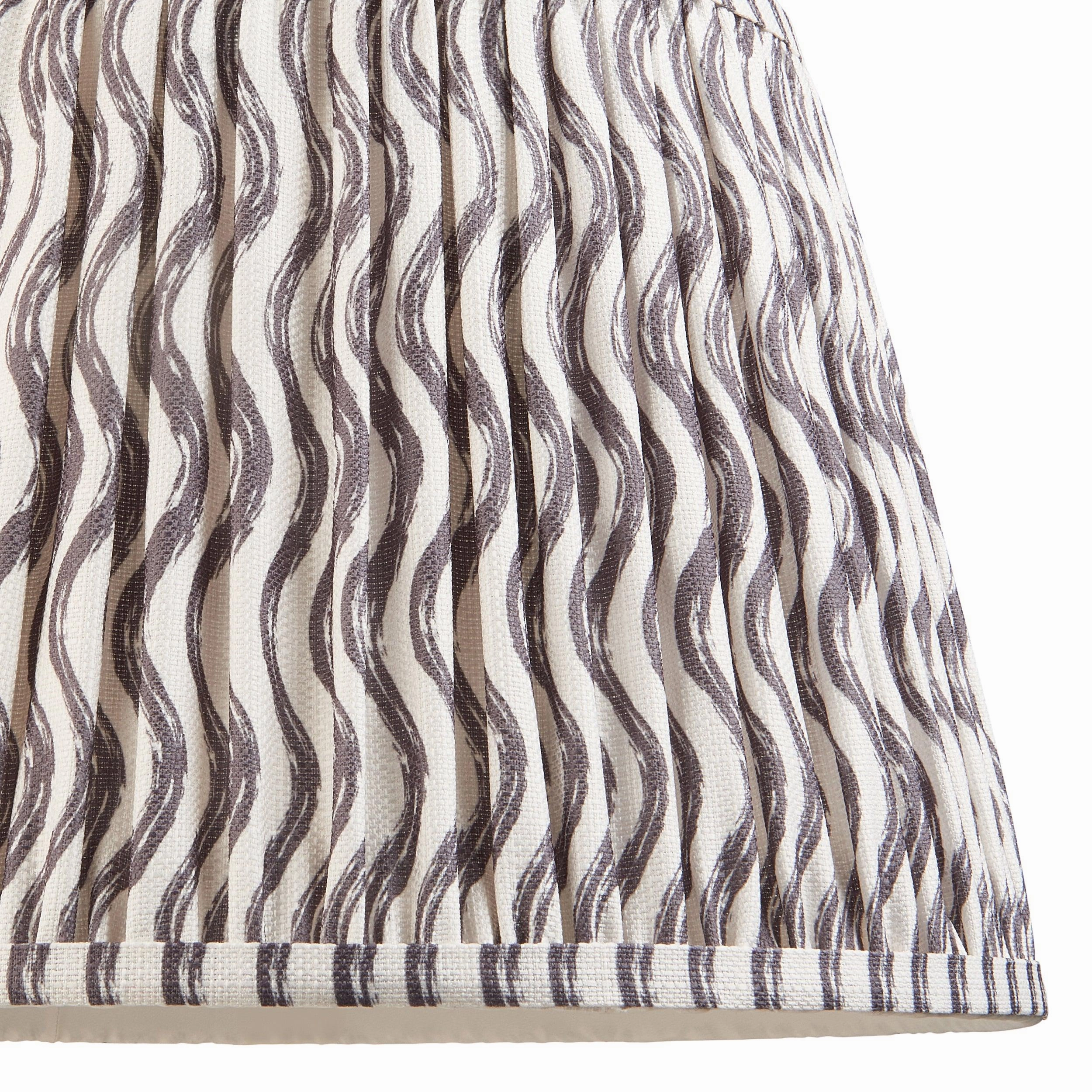 Higgledy Pink Floor Lamp & Ripple 35cm Pearl Grey Shade