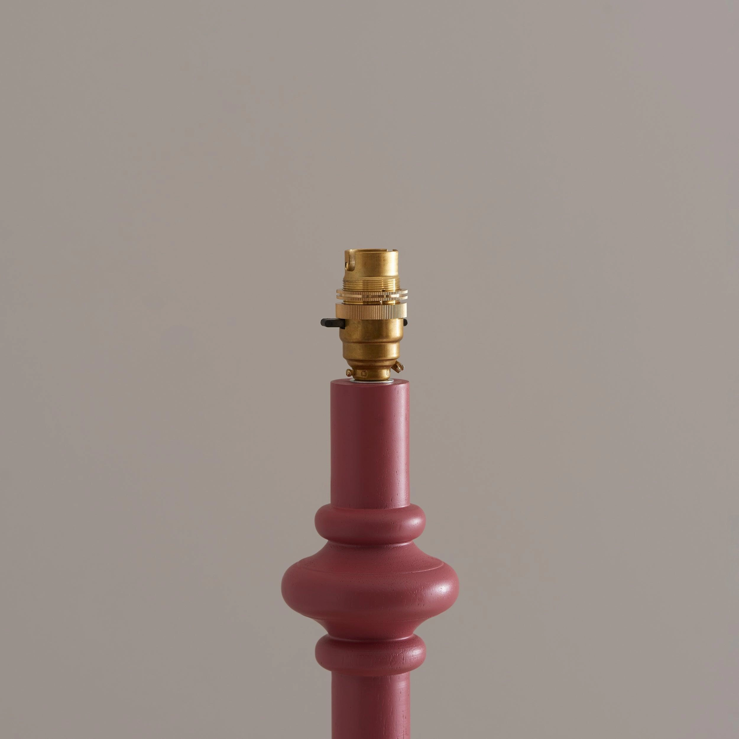 Higgledy Satin Pink Floor Lamp Base