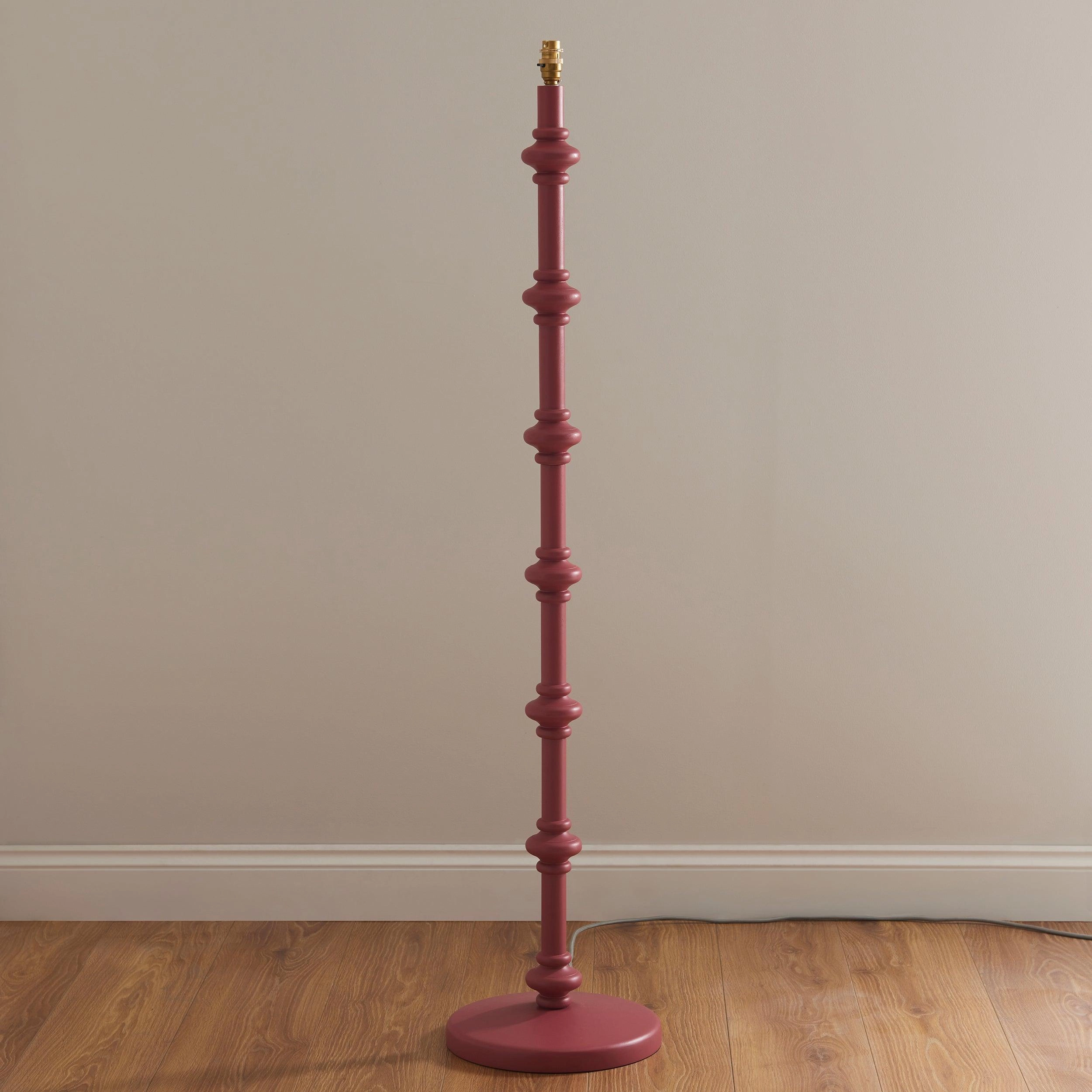 Higgledy Satin Pink Floor Lamp Base creative lampshade design
