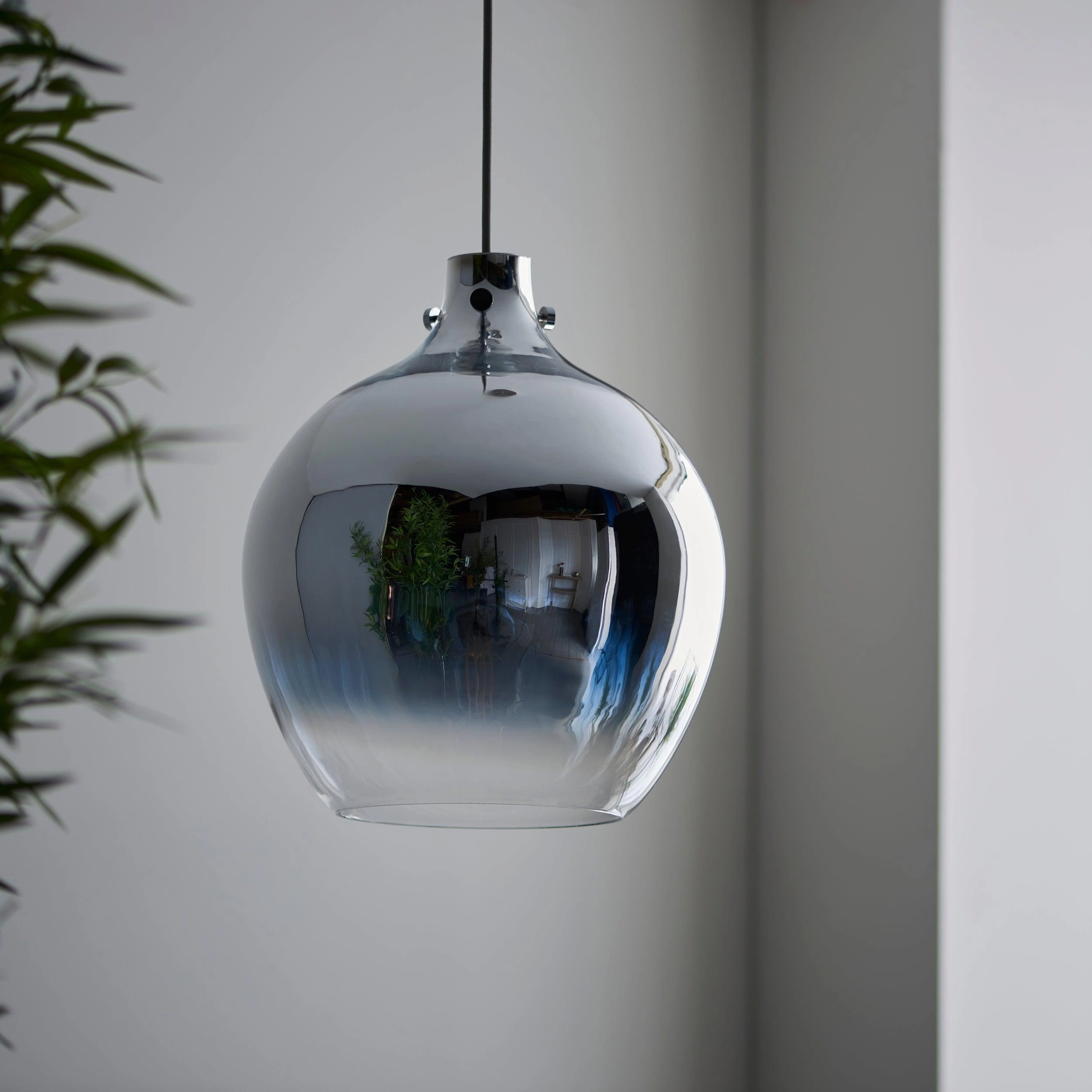 Highgate Nickel Ceiling Pendant With Metallic Ombre Finish