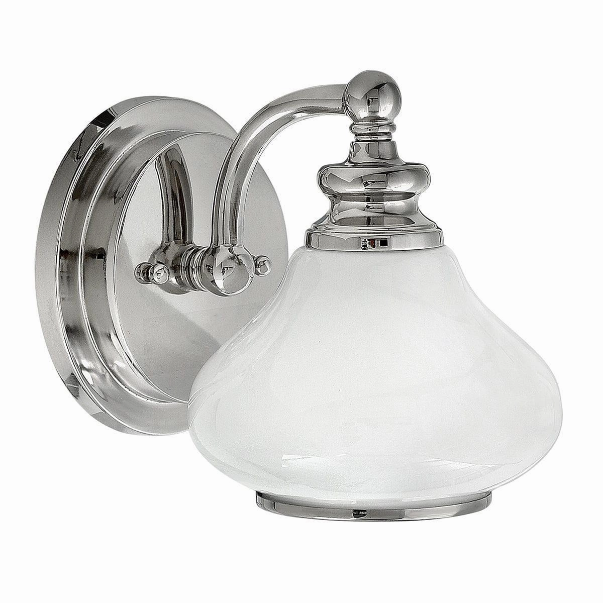 Hinkley Ainsley 1 Light Polished Chrome Bathroom Wall Light vintage desk lamp
