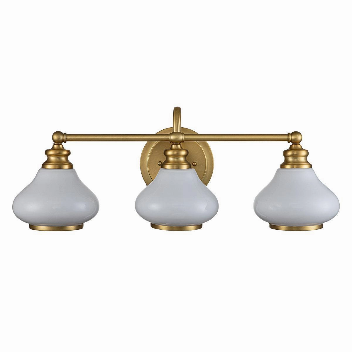 Hinkley Ainsley 3 Light Brass Bathroom Wall Light