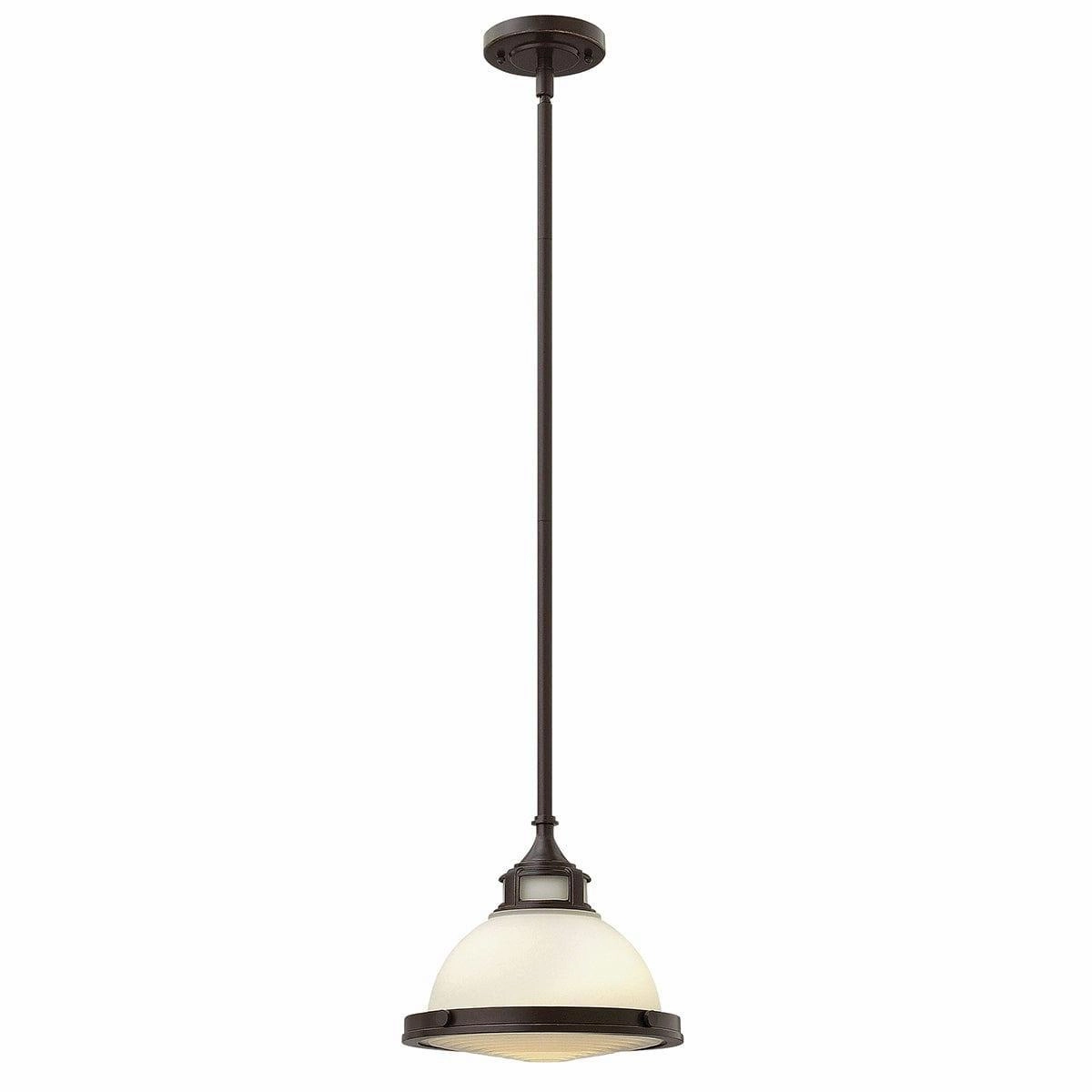 Hinkley Amelia 1 Light Bronze Mini Ceiling Pendant Light soft glow ceiling light