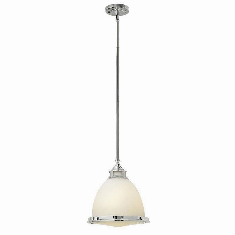 Hinkley Amelia Chrome Art Deco Ceiling Light ambient ceiling fixture