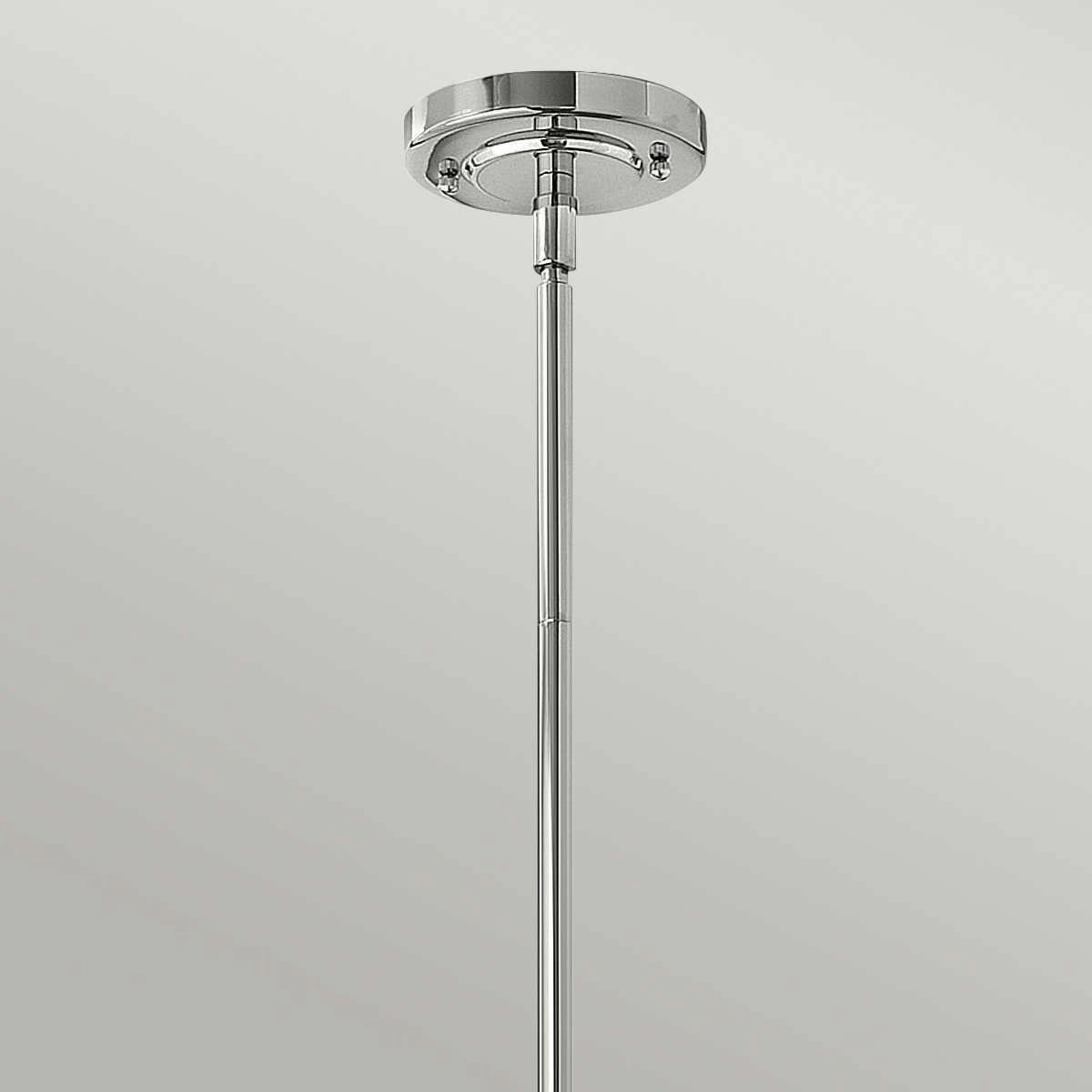 Hinkley Amelia Chrome Small Art Deco Ceiling Light