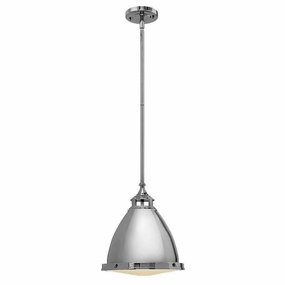Hinkley Amelia Nickel Finish Art Deco Ceiling Light soft glow ceiling light