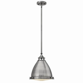 Hinkley Amelia Nickel Pendant Ceiling Light Elstead soft glow ceiling light