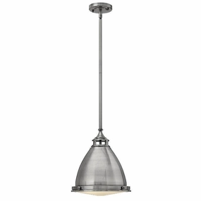 Hinkley Amelia Nickel Pendant Ceiling Light Elstead ambient ceiling fixture