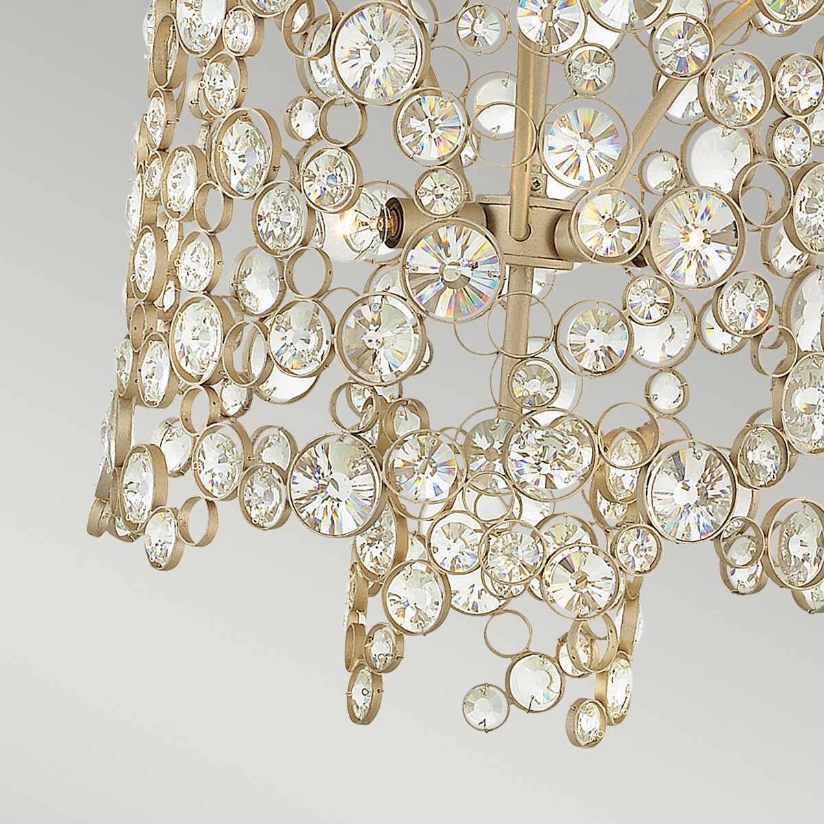 Hinkley Anya Two Tier Silver Pendant Ceiling Light
