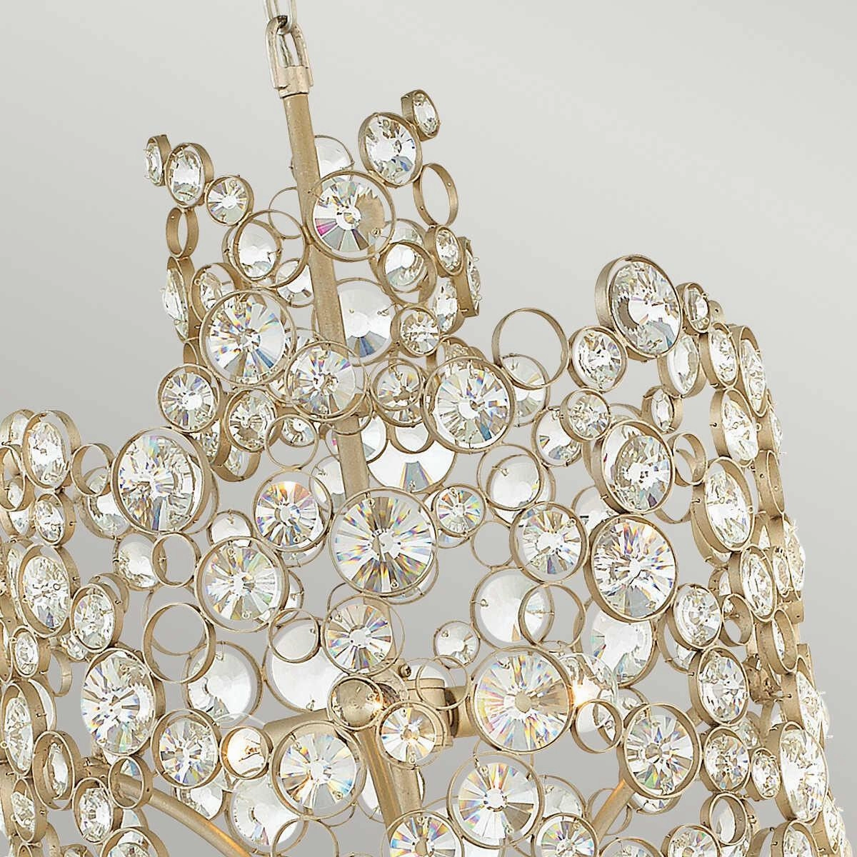 Hinkley Anya Two Tier Silver Pendant Ceiling Light