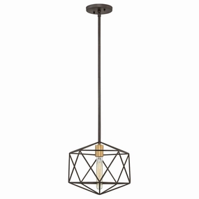 Hinkley Astrid Mini Matte Bronze Pendant Ceiling Light ambient ceiling fixture