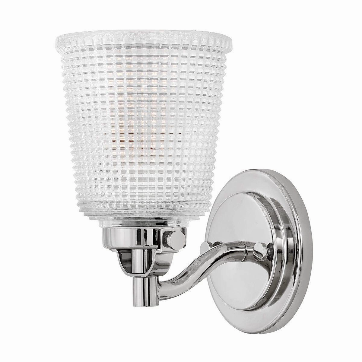 Hinkley Bennett 1 Light Polished Chrome Bathroom Wall Light vintage desk lamp