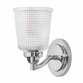 Hinkley Bennett 1 Light Polished Chrome Bathroom Wall Light vintage desk lamp