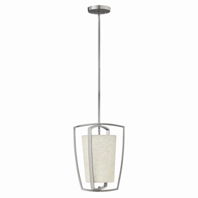Hinkley Blakely 1 Light Brushed Nickel Ceiling Pendant ambient ceiling fixture