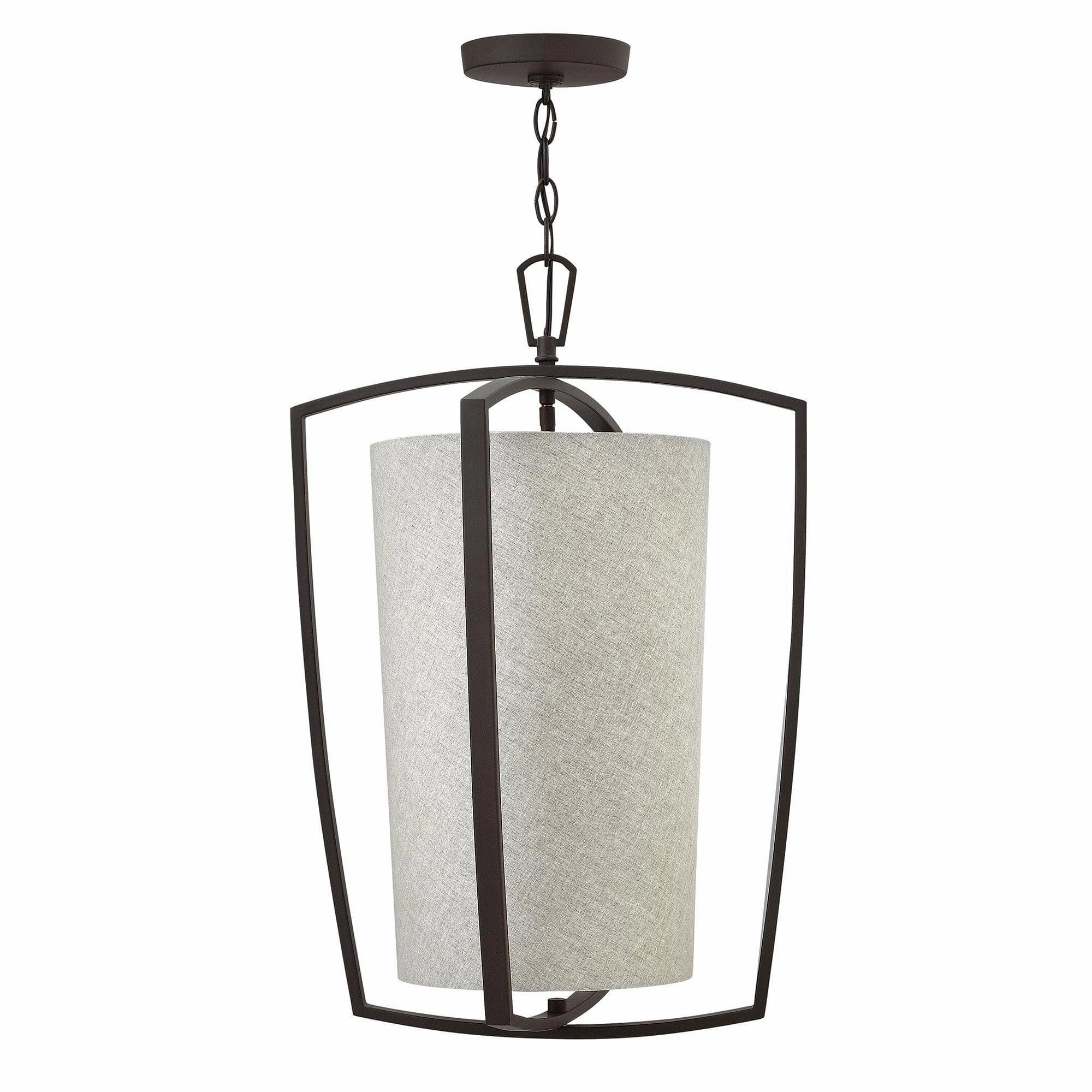 Hinkley Blakely 3 Light Large Bronze Ceiling Pendant Light sleek LED ceiling lamp