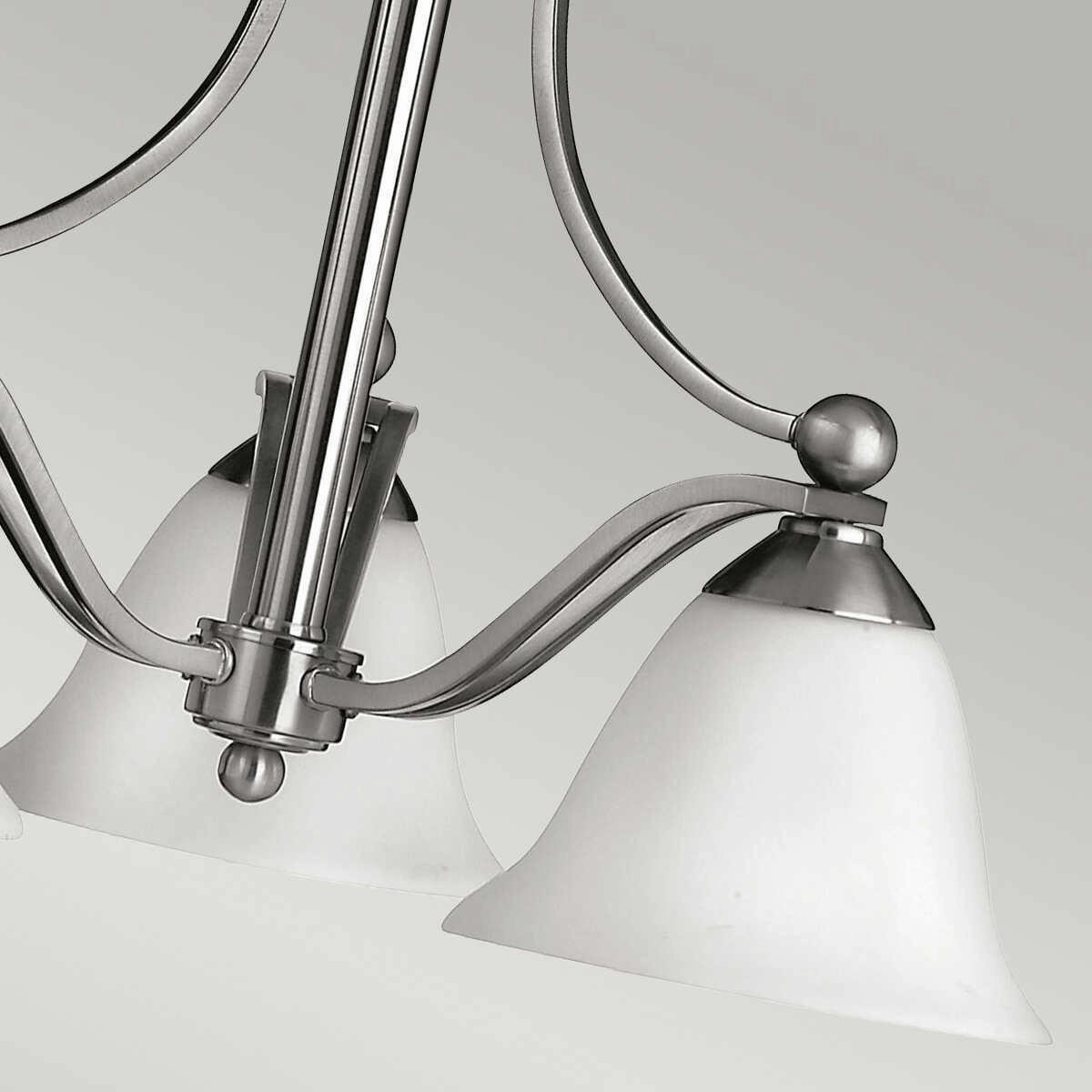 Hinkley Bolla Brushed Nickel 3 Light Chandelier