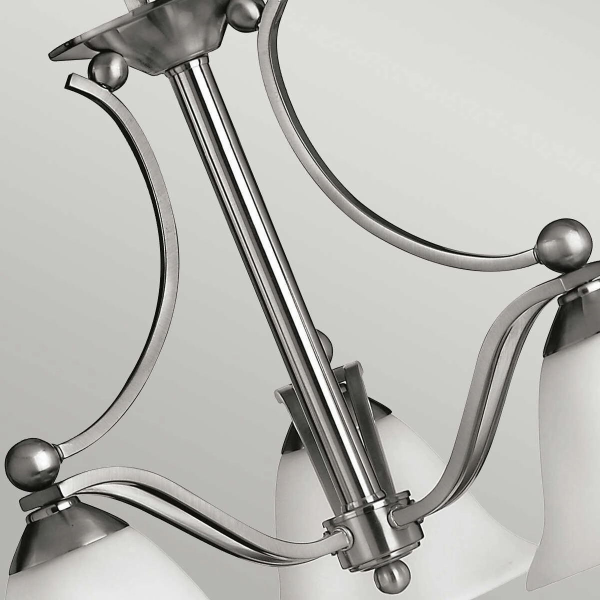 Hinkley Bolla Brushed Nickel 3 Light Chandelier