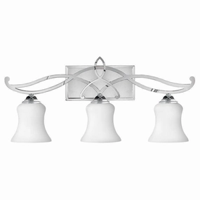 Hinkley Brooke Chrome 3 Light Bathroom Wall Light vintage desk lamp