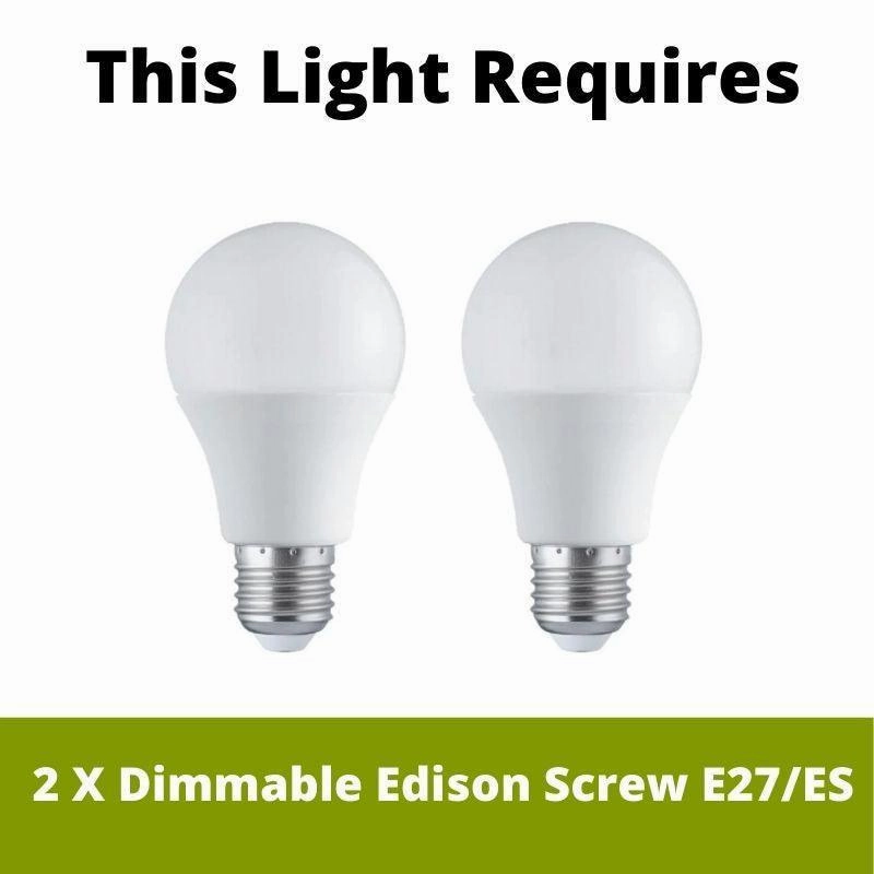 Hinkley Cambridge Brass 2 Light Flush Ceiling Light