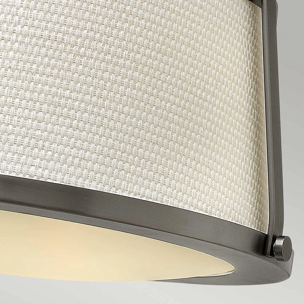 Hinkley Charlotte Antique Nickel Semi-Flush Ceiling Light