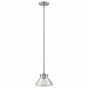 Hinkley Congress Chrome & Glass Ceiling Pendant ambient ceiling fixture