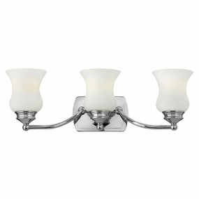 Hinkley Constance Polished Chrome 3 Lt Bathroom Wall Light vintage desk lamp