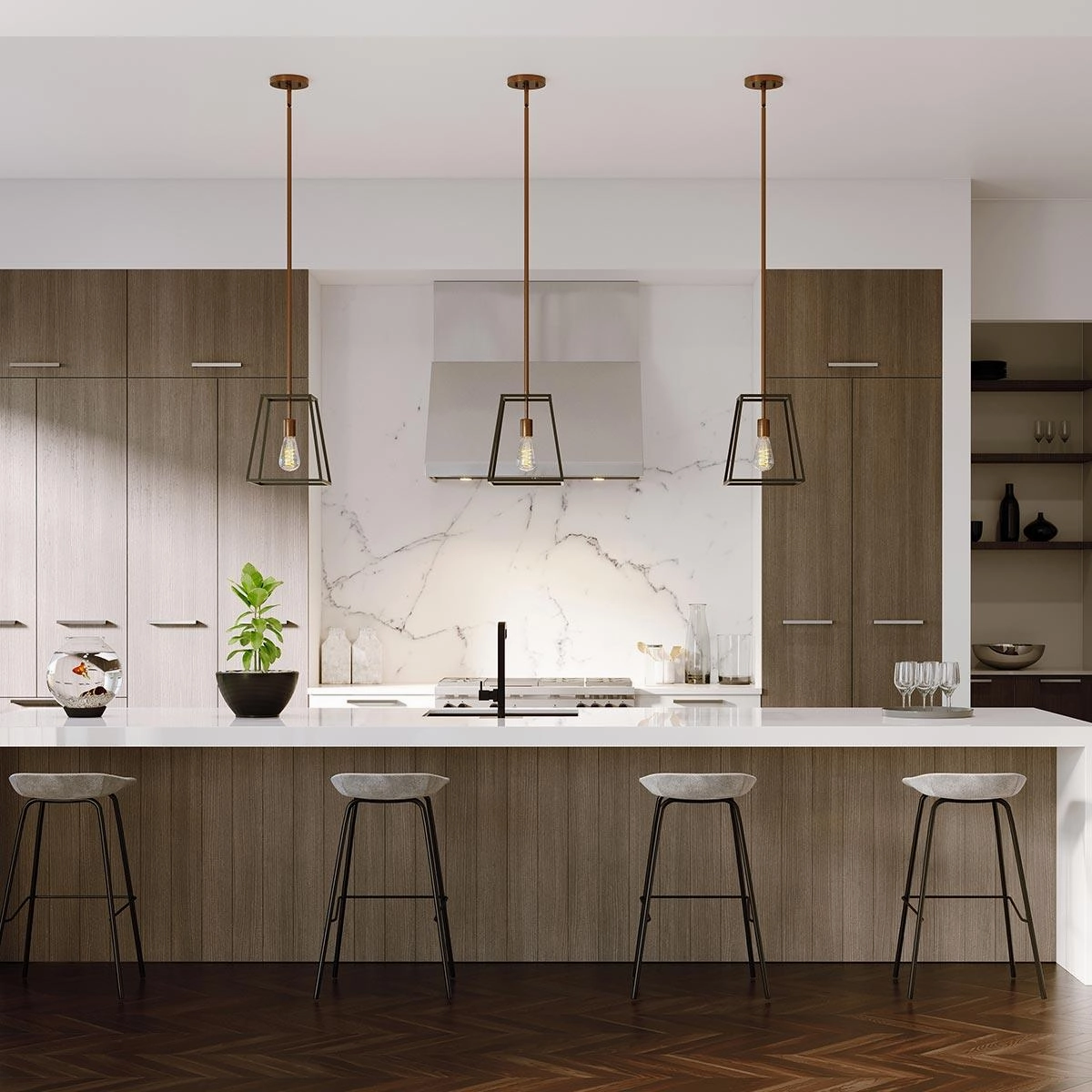 Hinkley Fulton 1 Light Bronze Pendant Ceiling Light Damaged Box