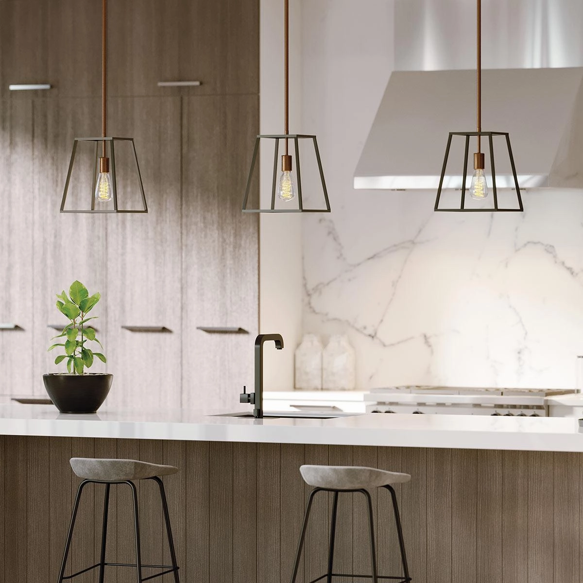 Hinkley Fulton 1 Light Bronze Pendant Ceiling Light Damaged Box