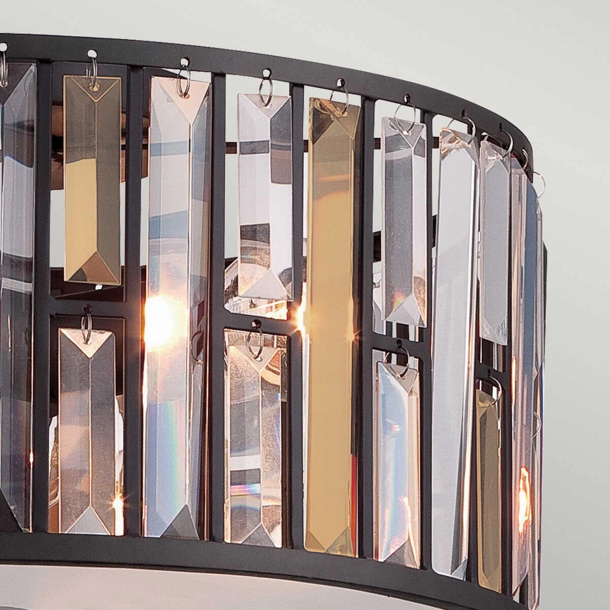 Hinkley Gemma Flush Crystal Ceiling Light