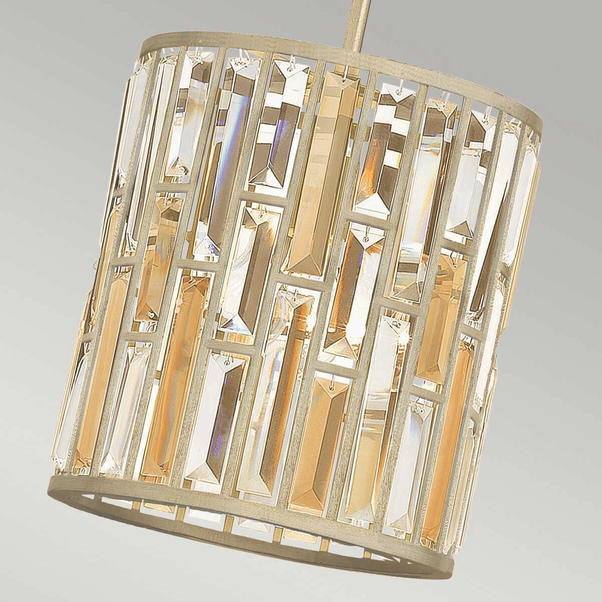 Hinkley Gemma Mini Silver Leaf Pendant Ceiling Light