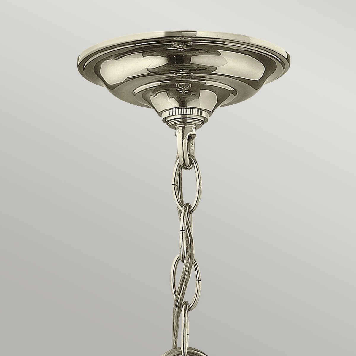 Hinkley Gentry 4 Light Medium Polished Nickel Pendant