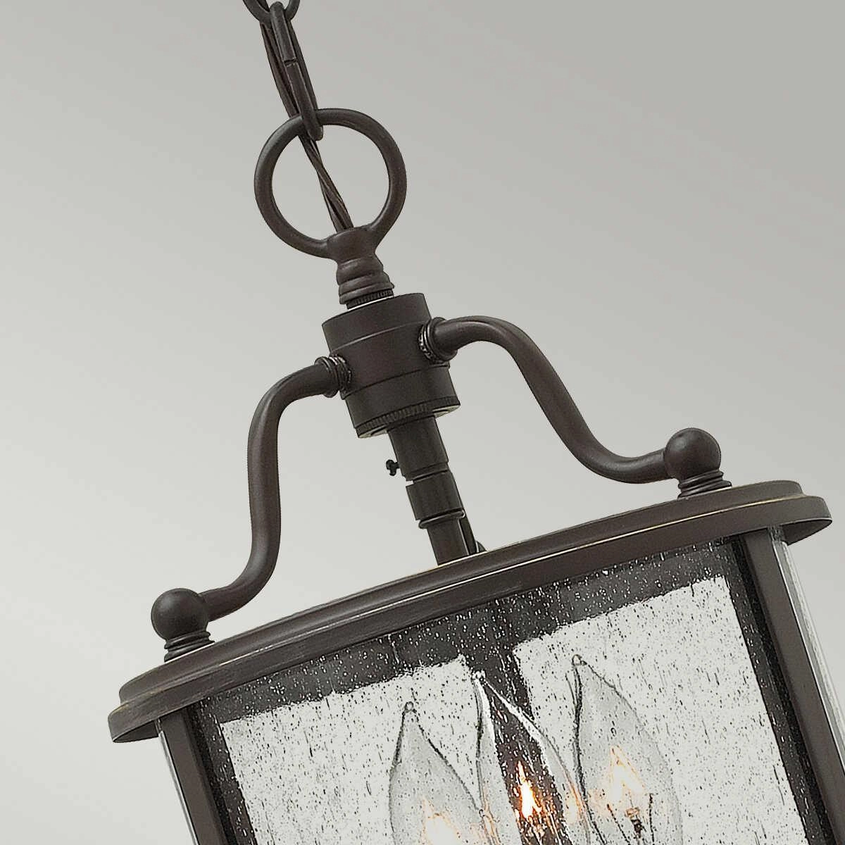 Hinkley Gentry Olde Bronze Small Ceiling Lantern 3 Light