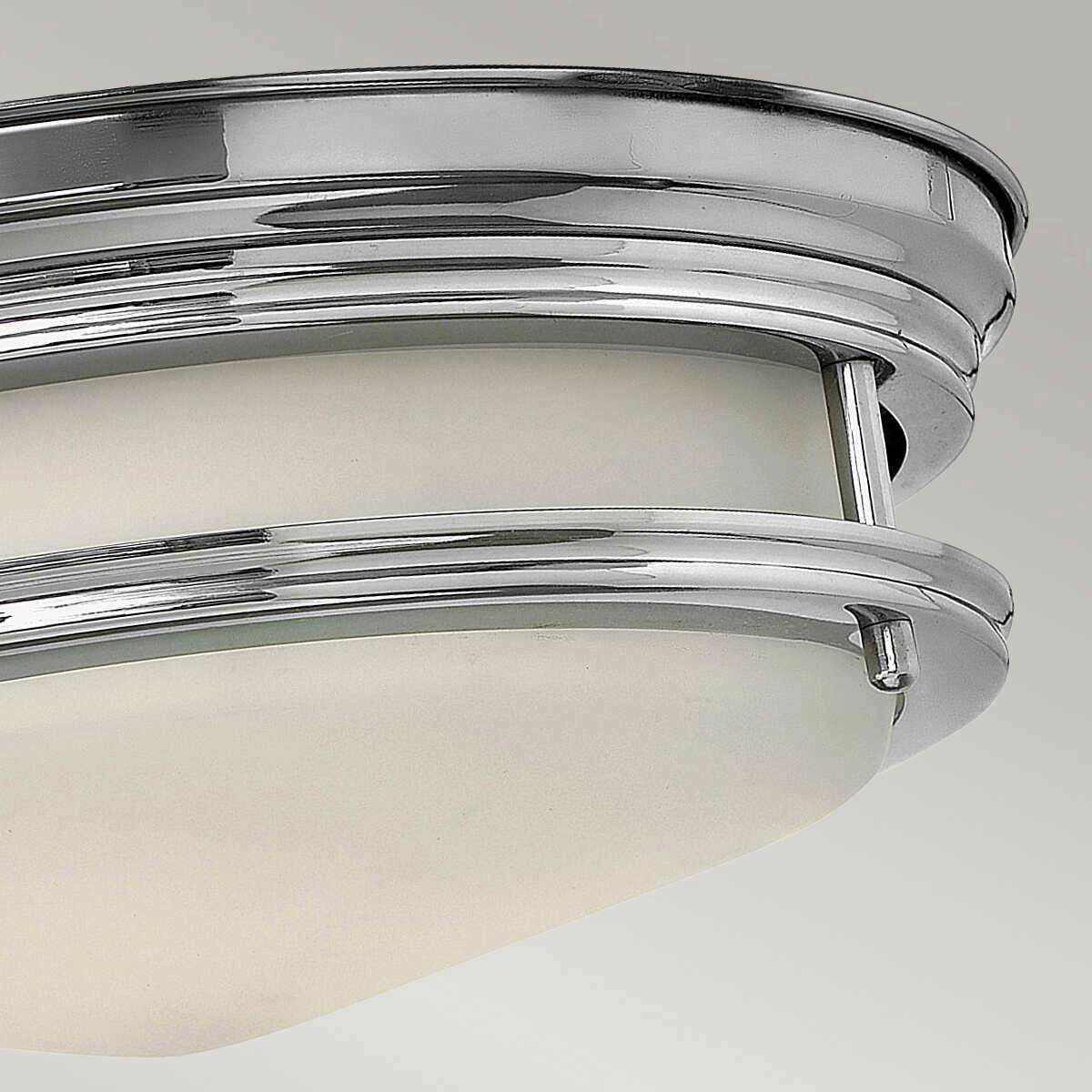 Hinkley Hadley Polished Chrome Flush Bathroom Ceiling Light