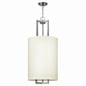 Hinkley Hampton Antique Nickel Pendant Ceiling Light soft glow ceiling light