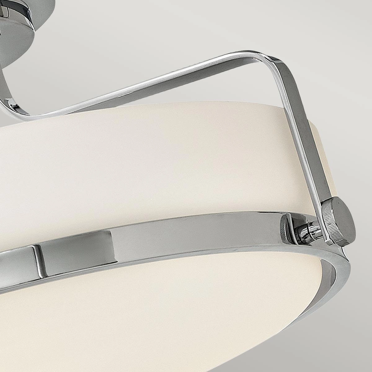 Hinkley Harper Medium Semi-Flush Polished Chrome Light
