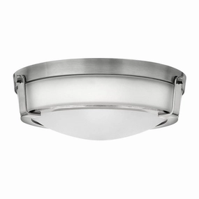Hinkley Hathaway 3 Light Flush Antique Nickel Ceiling Light white ceiling lamp