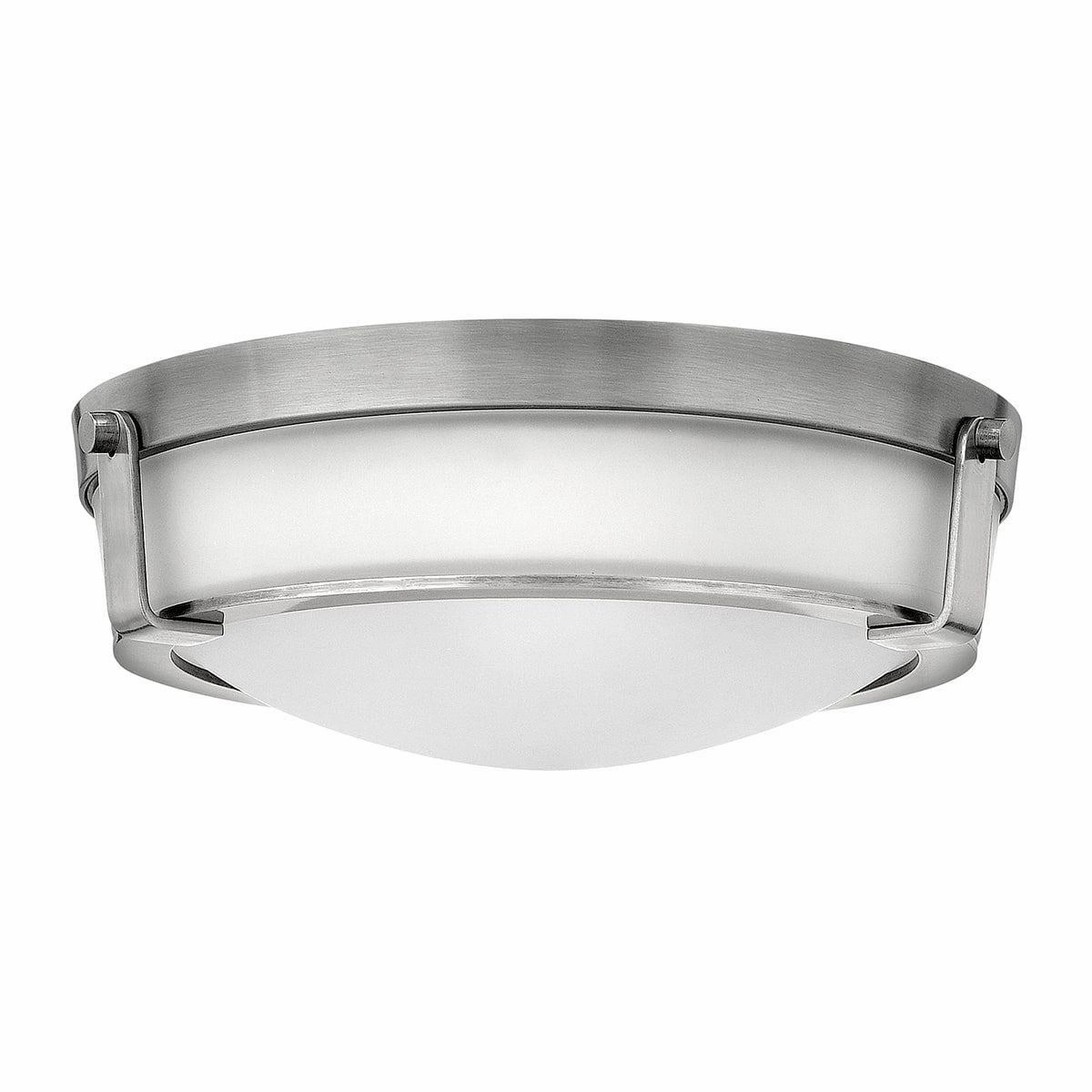 Hinkley Hathaway 3 Light Flush Antique Nickel Ceiling Light white ceiling lamp